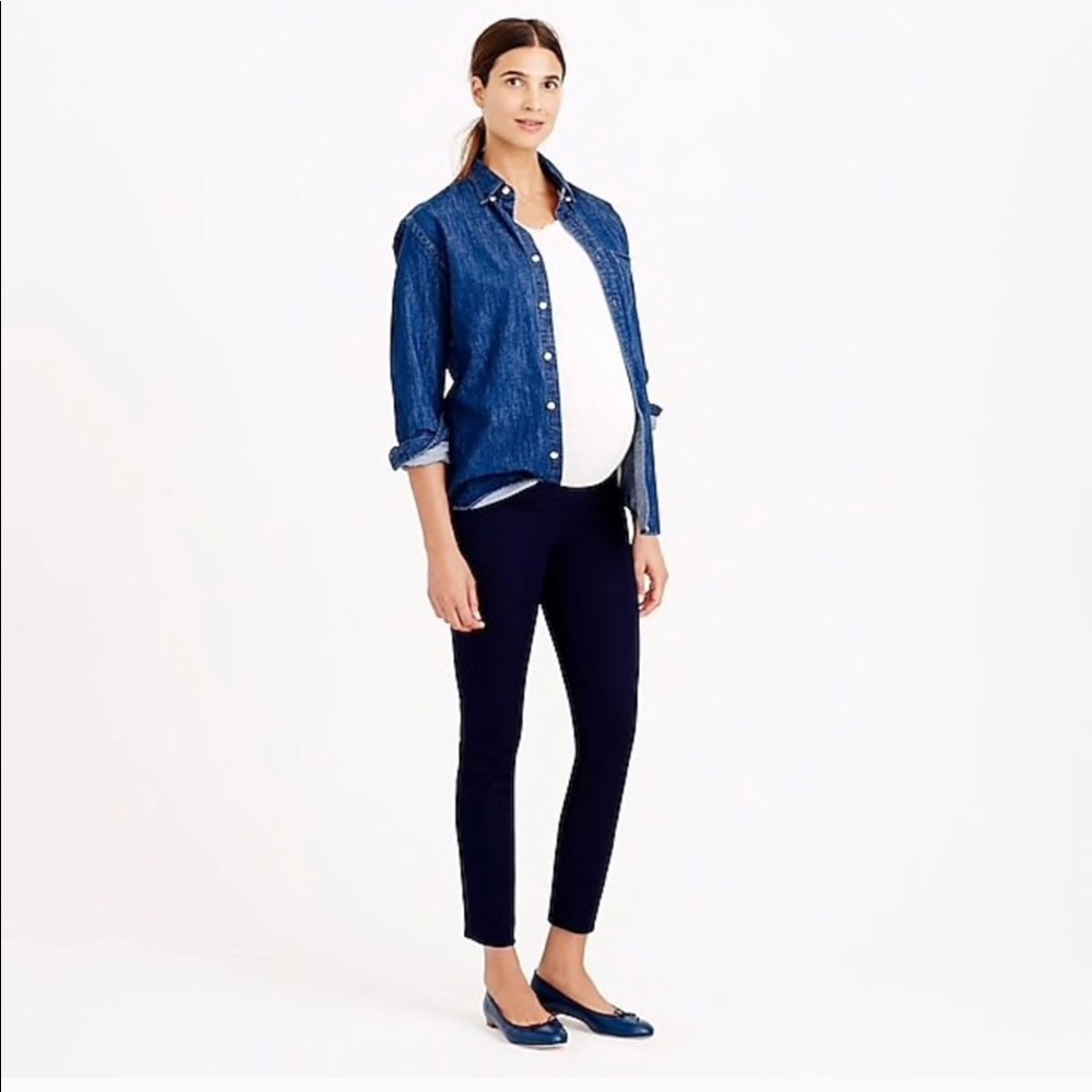 J. Crew Minnie Maternity Pant in Black